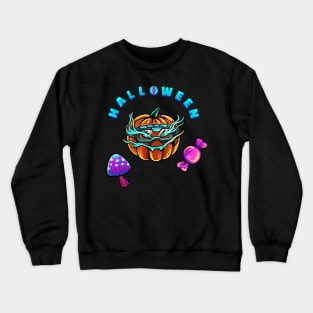 halloween collection vectors illustrations perfect merchandise Crewneck Sweatshirt